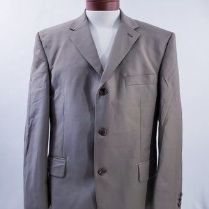 Alexandre London Mens Blazer Suit Jacket‎ 40S Brown